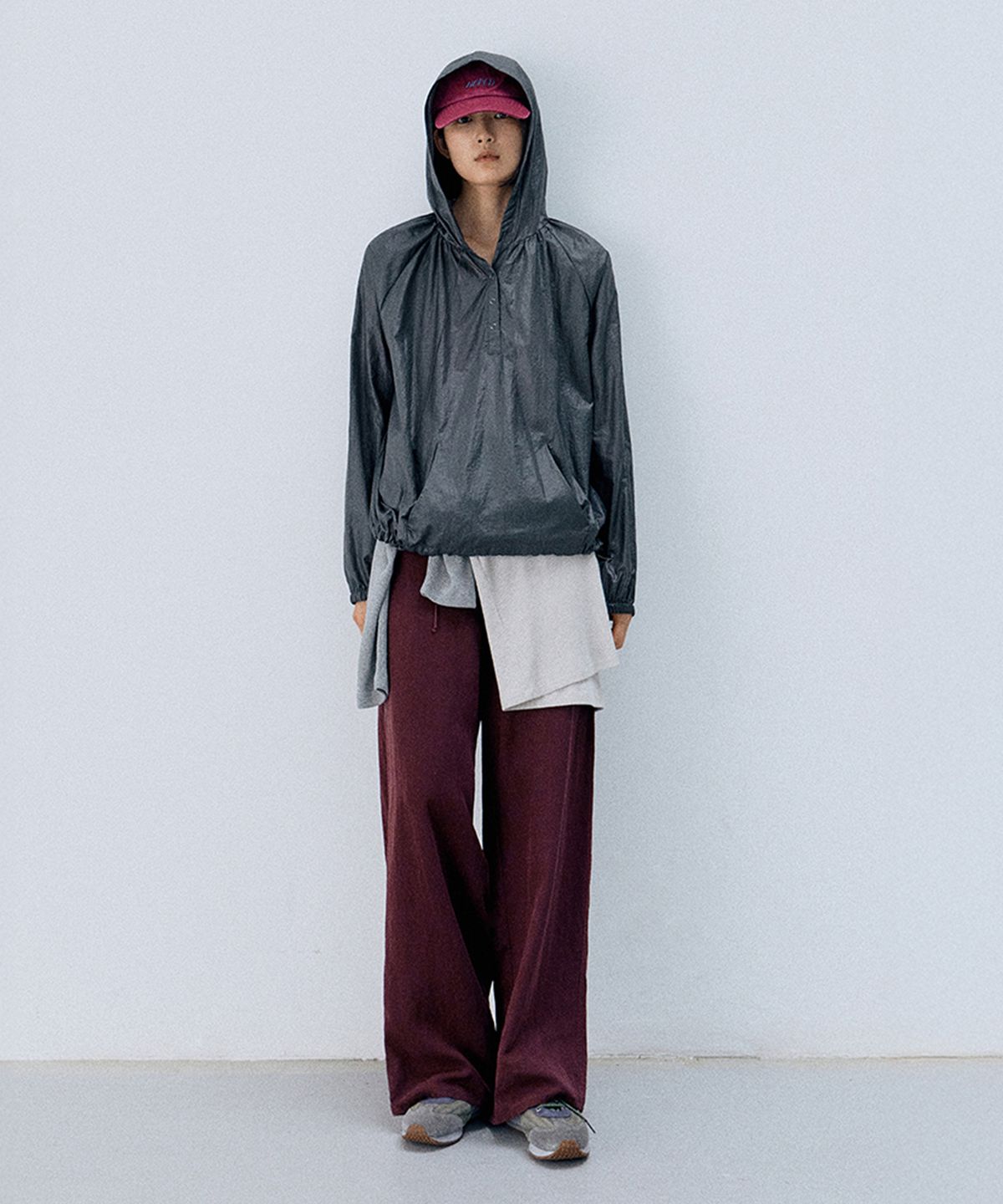 모노크롬(MONOCHROME) [online exclusive] soap anorak blouse (khaki)