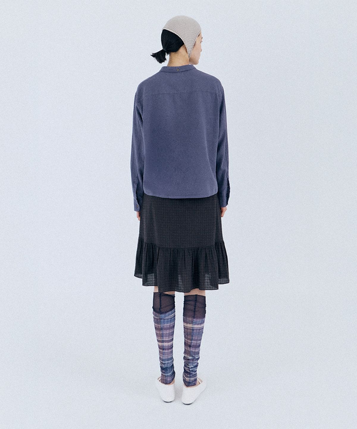 모노크롬(MONOCHROME) [online exclusive] noah shirring skirt (brown)