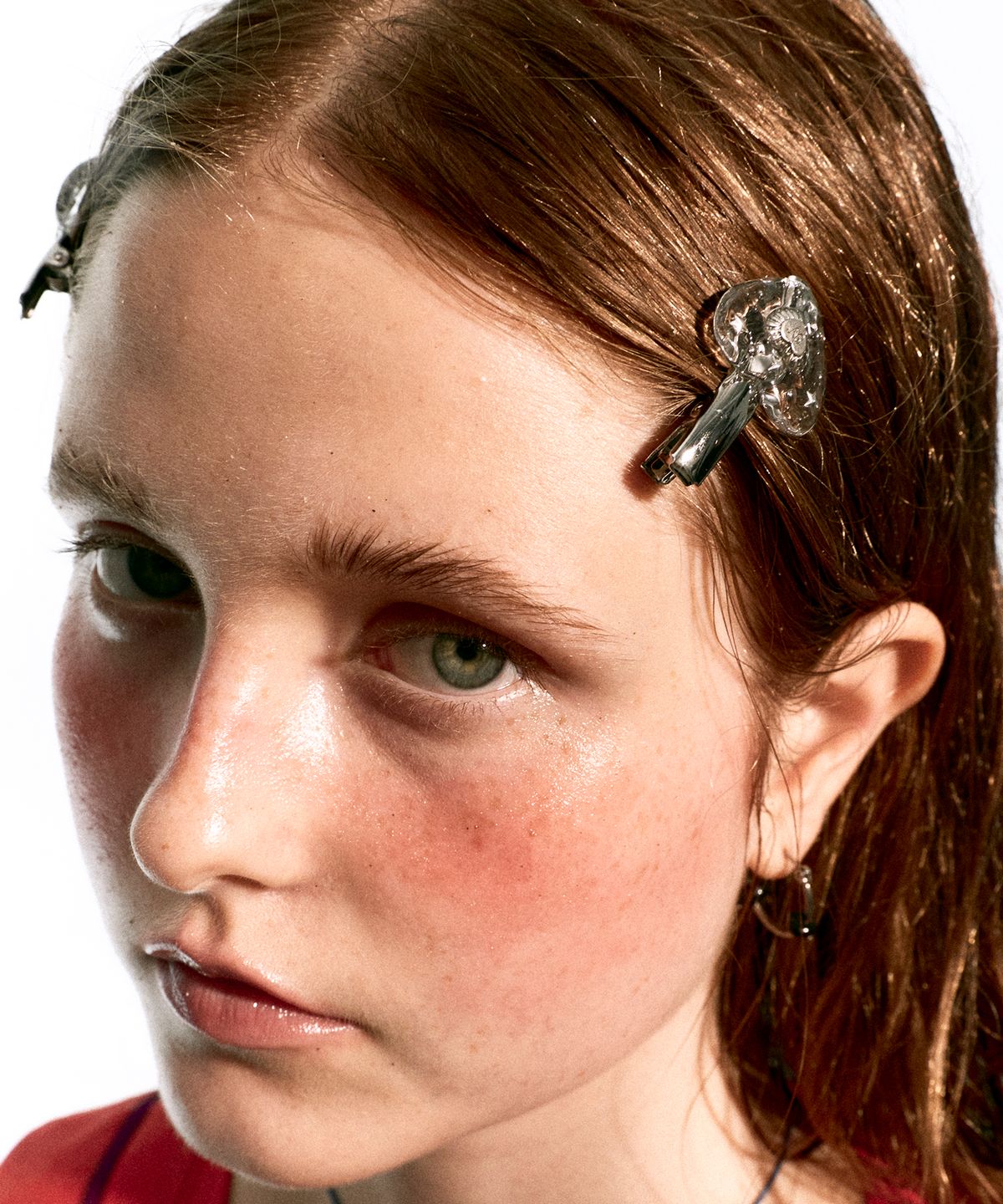 엔프프(NFF) glaze heart hairpin-white