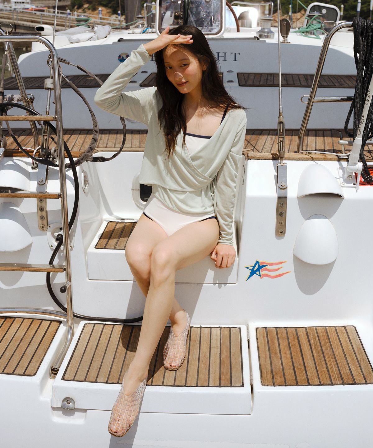 유라고(URAGO) Summer wrap cardigan_3colos