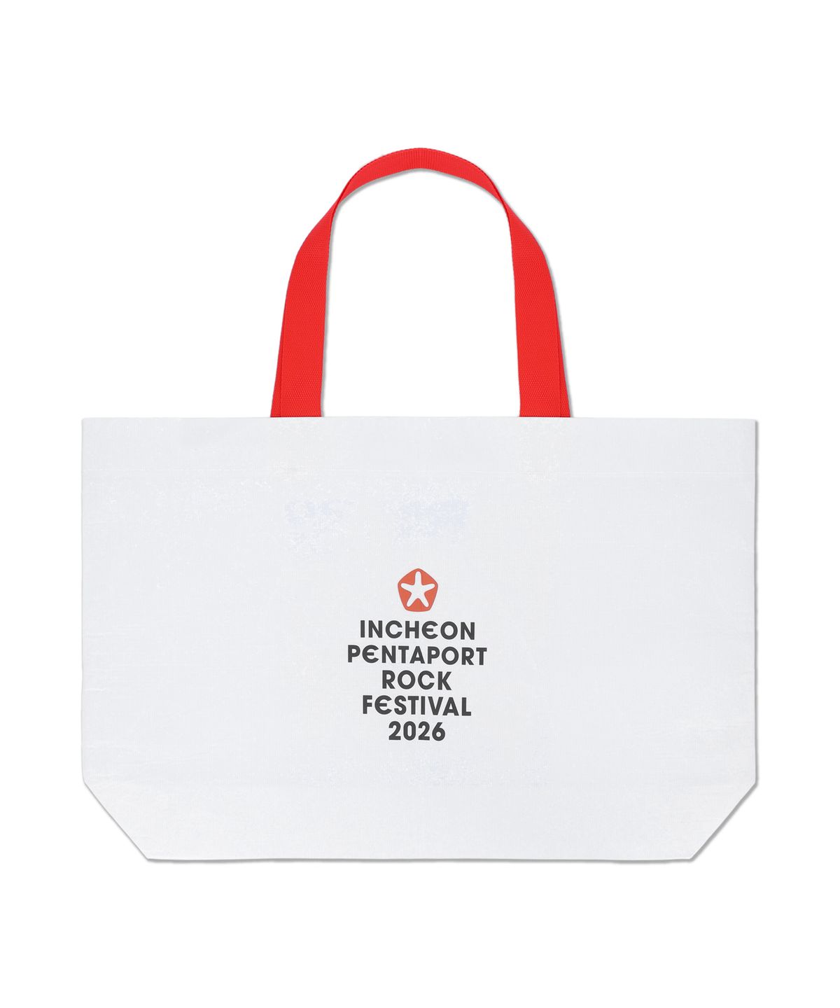 디스커스 애슬레틱(DISCUS ATHLETIC) 2026 PENTAPORT 타이포 타포린 백 화이트