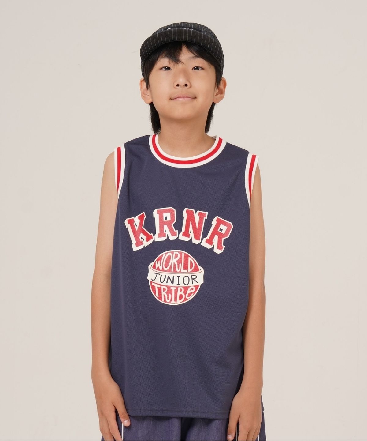 쿠르나르(KRNR) KIND 주니어 바스켓볼 저지_챠콜