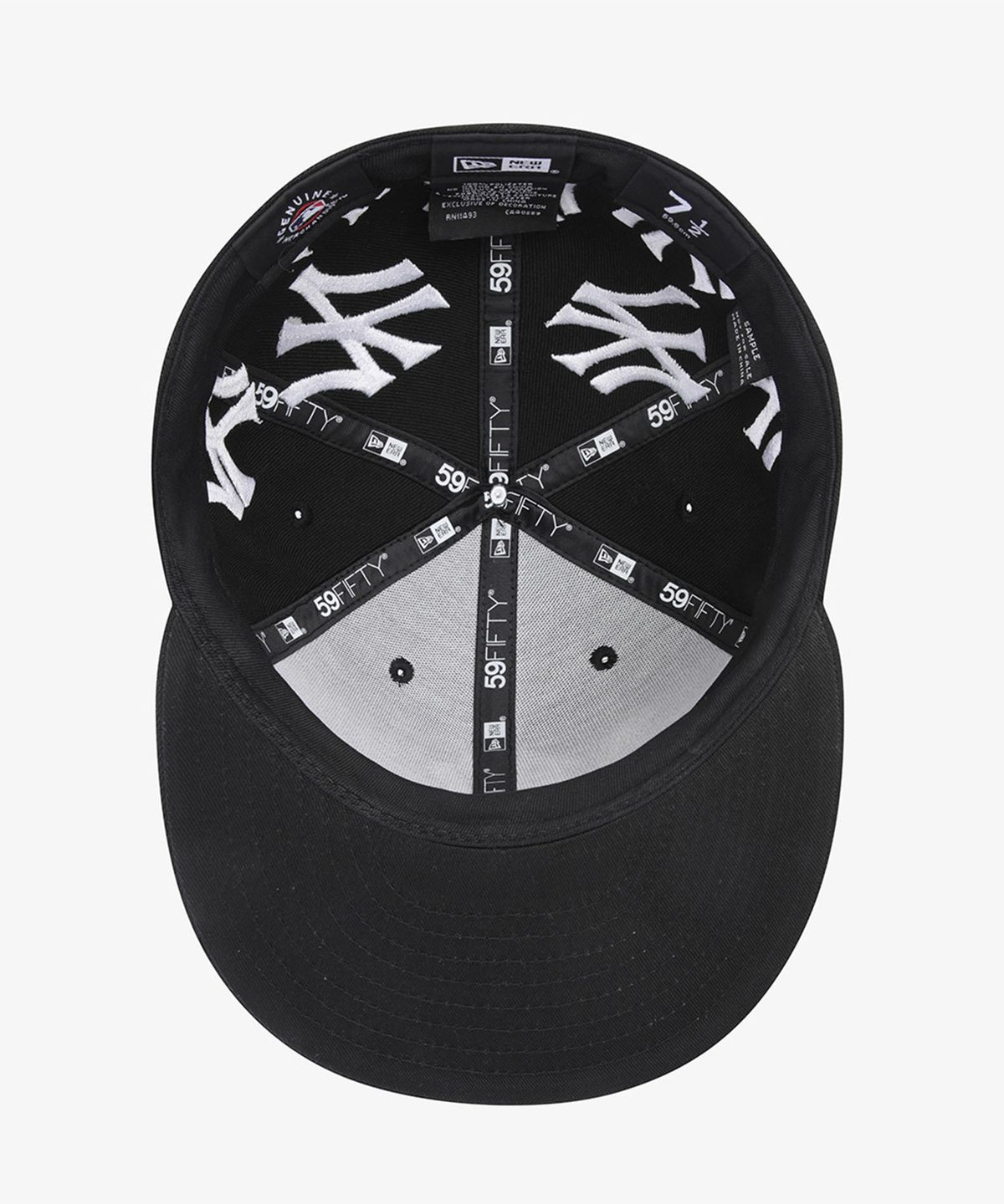 뉴에라(NEW ERA) 5950 TEAM LOGO ALL OVER NEYYAN BLK