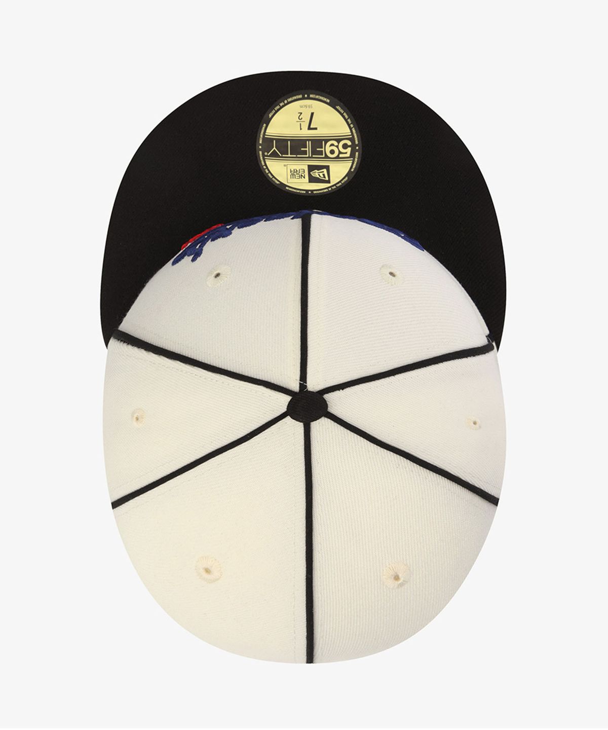 뉴에라(NEW ERA) 5950 PIPING SCRIPT LOSDOD C WHI