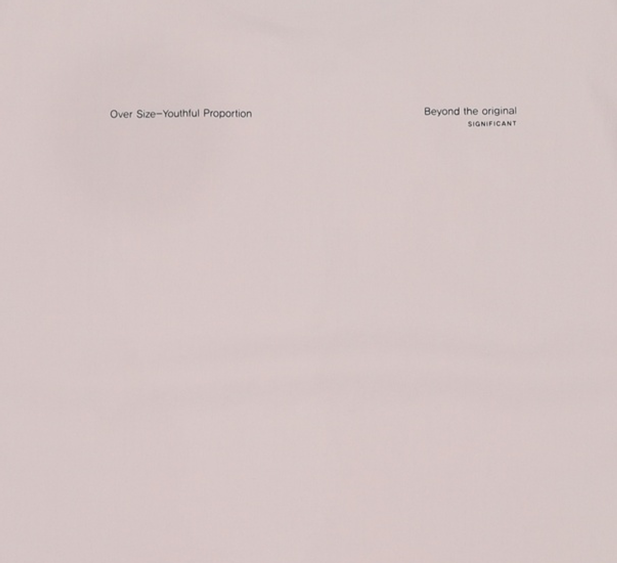 시그니피컨트(SIGNIFICANT) 반소매 티셔츠 100