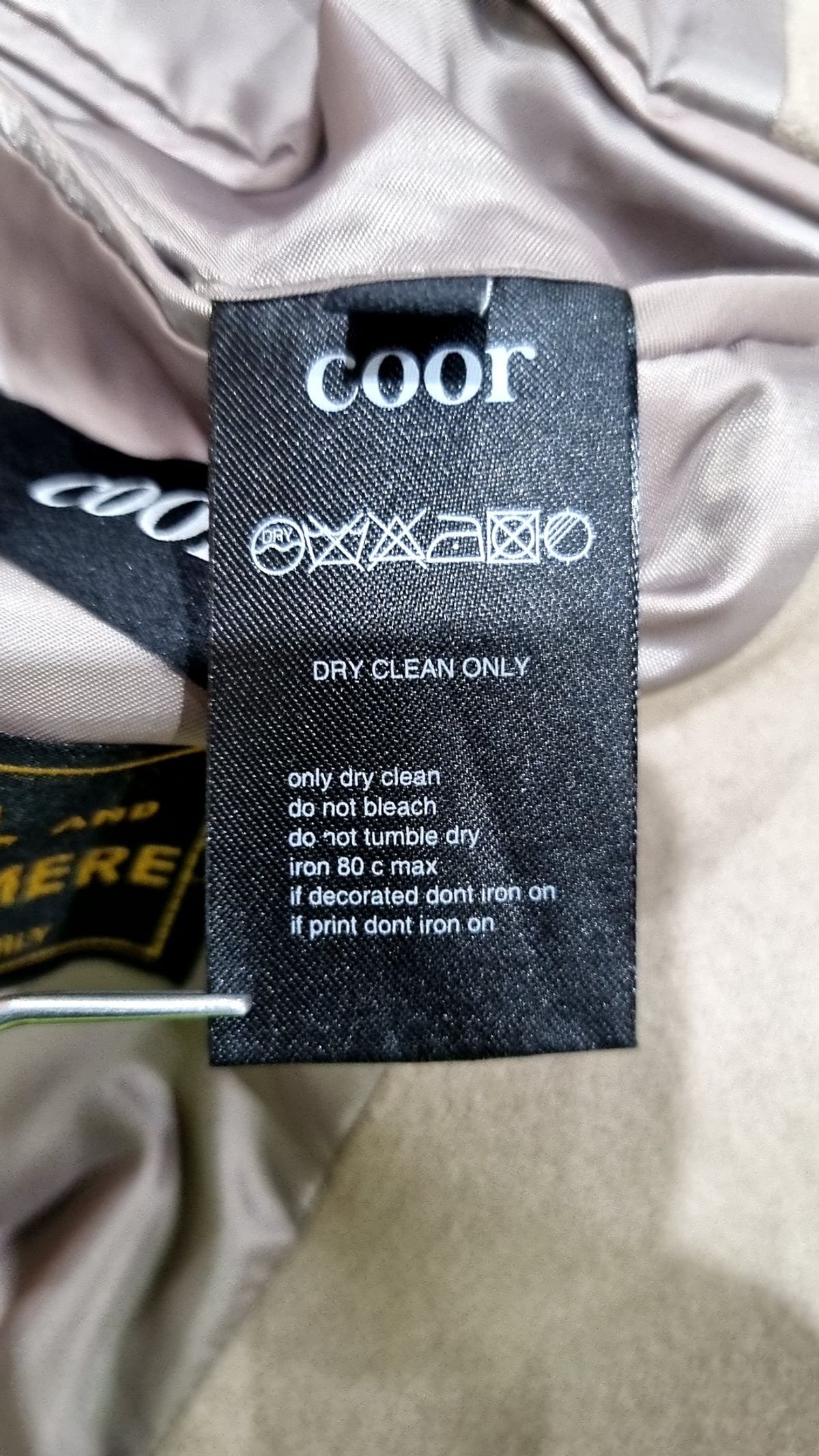 쿠어(COOR) 겨울 더블 코트 S
