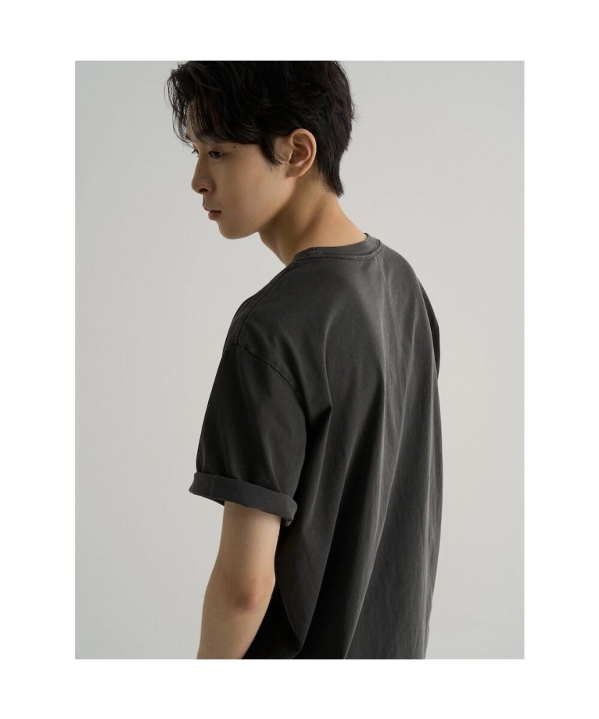 에잇세컨즈(8SECONDS) [JURASSIC] 쥬라기월드 가먼트다잉 그래픽 티셔츠  애쉬