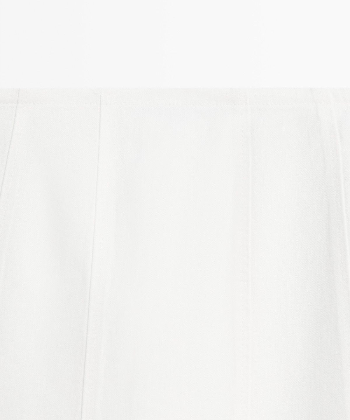마시모두띠(MASSIMO DUTTI) 100% 린넨 데님 미디 스커트
