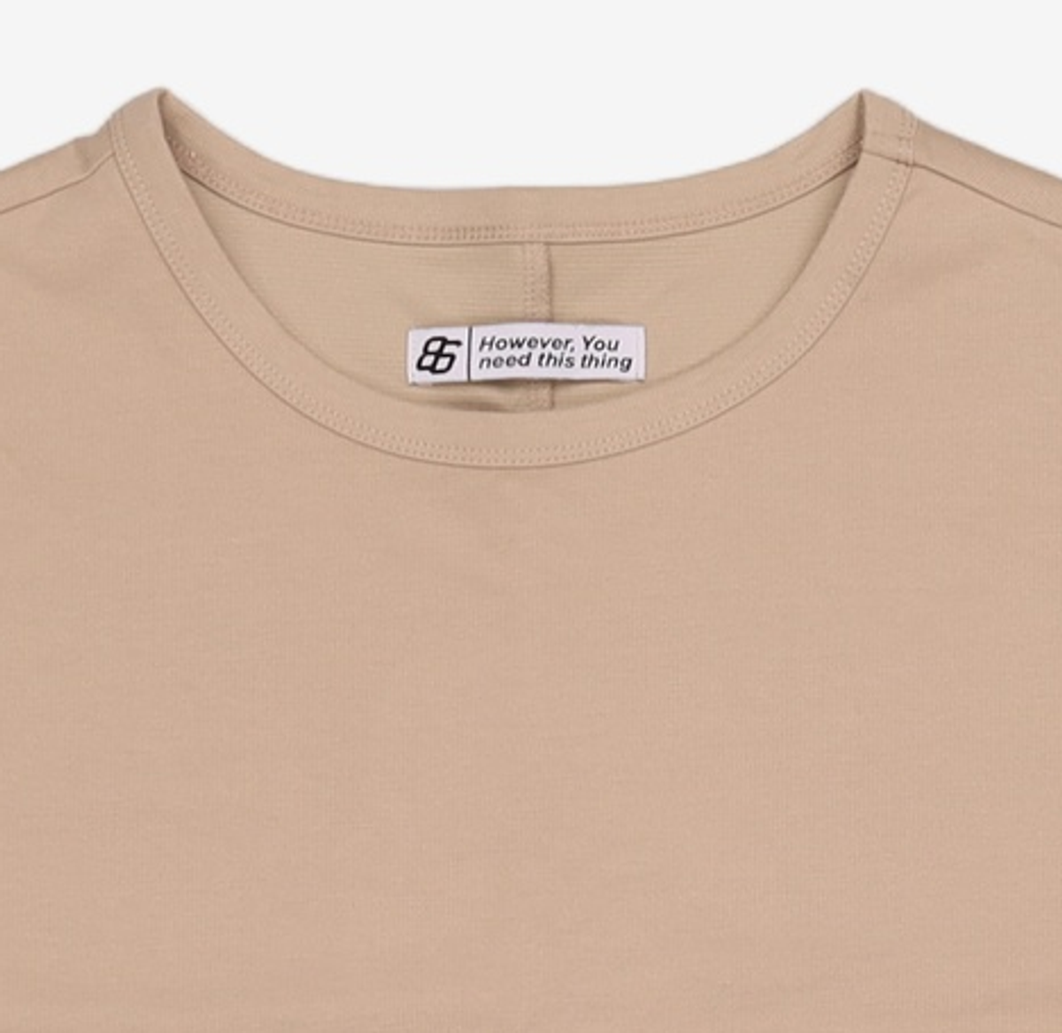 86로드(86ROAD) COMPACT HALF T-SHIRTS SAND BEIGE