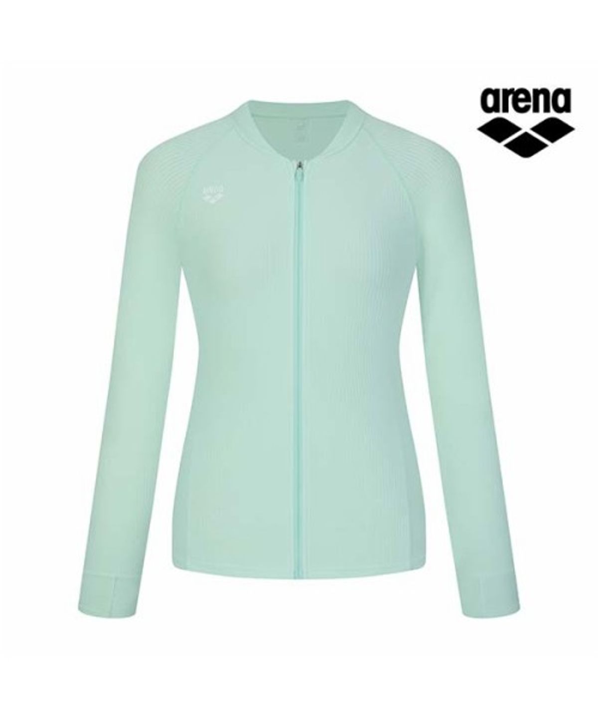 아레나(ARENA) 그래픽데이 여성 슬림핏 집업 래쉬가드 A6BL1QR24LGN