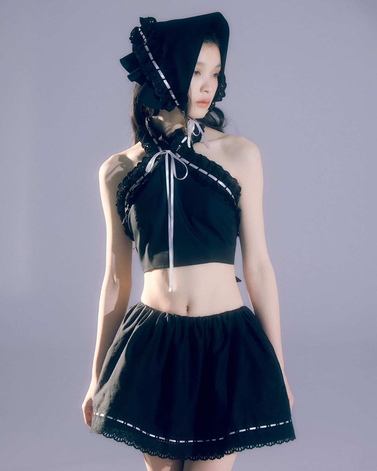 러뷰이(LOVUEE) 앙글레즈 반다나 블랙