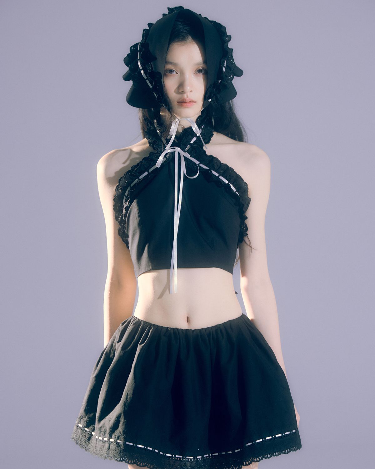 러뷰이(LOVUEE) 앙글레즈 반다나 블랙