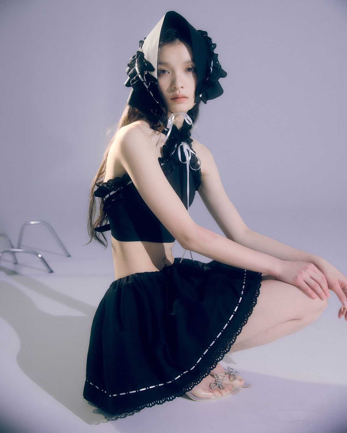 러뷰이(LOVUEE) 앙글레즈 반다나 블랙