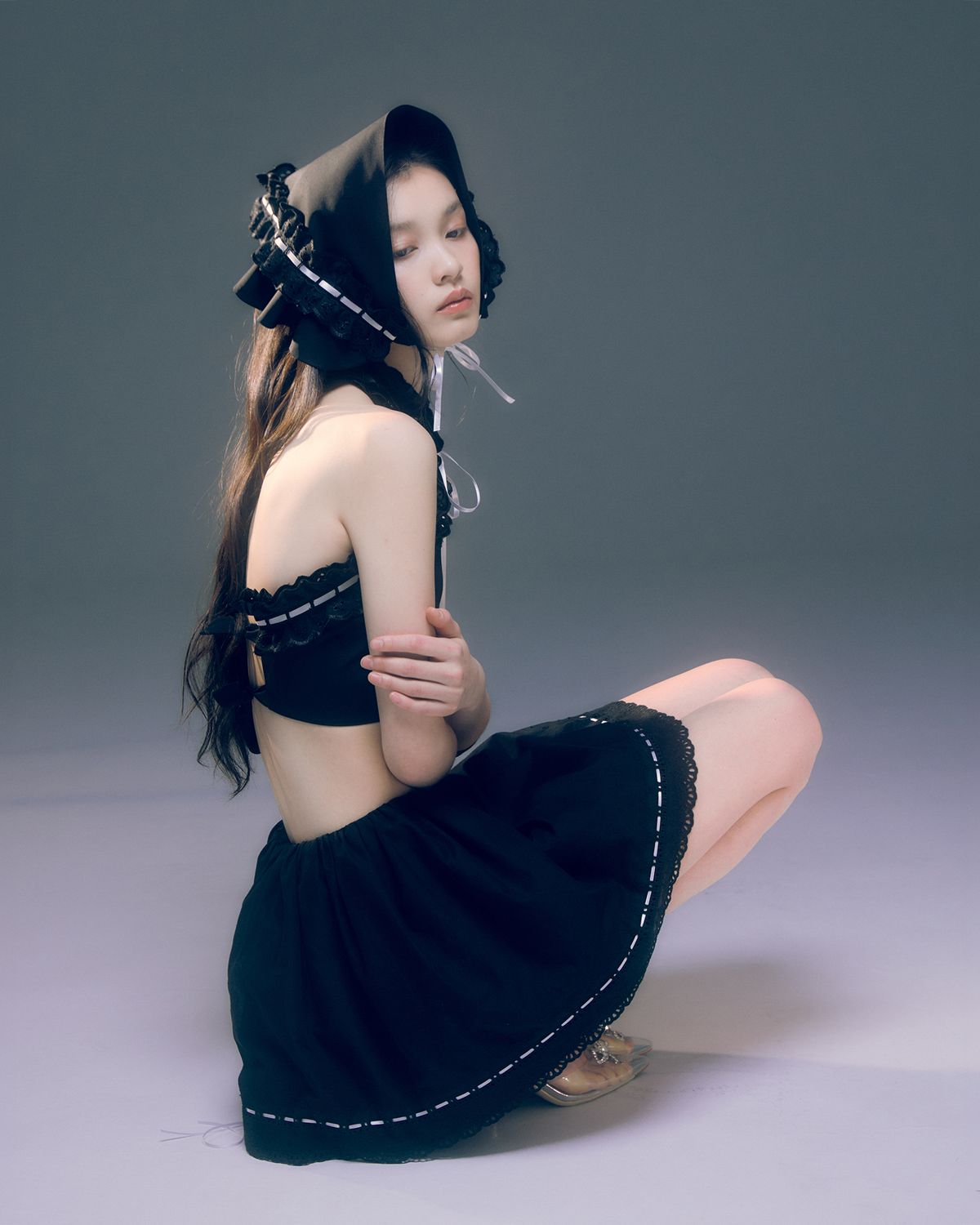 러뷰이(LOVUEE) 앙글레즈 반다나 블랙