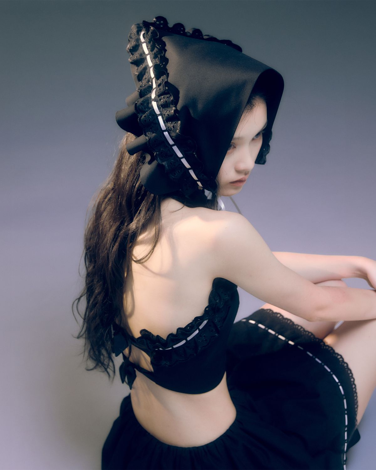 러뷰이(LOVUEE) 앙글레즈 반다나 블랙