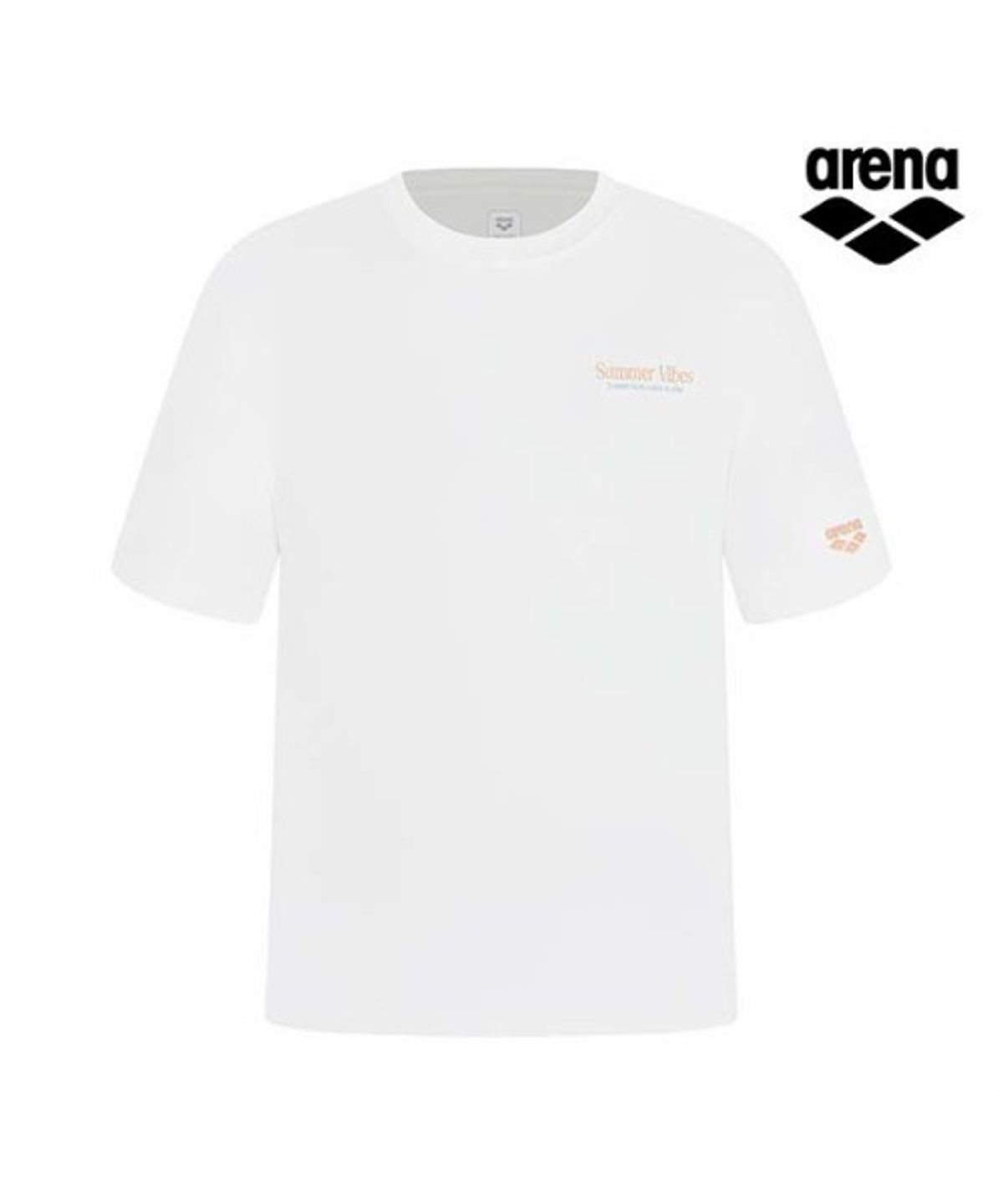 아레나(ARENA) 그래픽 유니 루즈핏 반팔 티셔츠 A6MC1RT07WHT