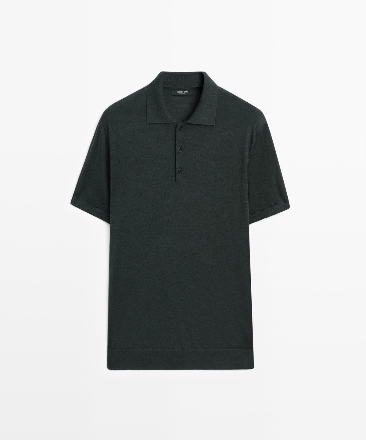 마시모두띠(MASSIMO DUTTI) 울 블렌드 니트 폴로