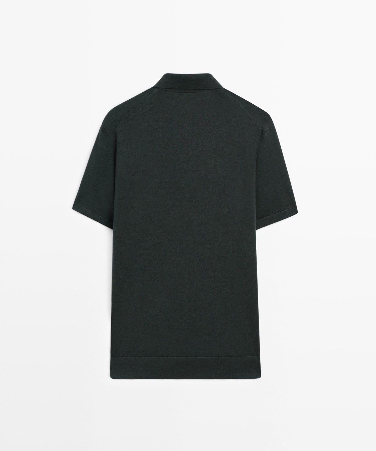 마시모두띠(MASSIMO DUTTI) 울 블렌드 니트 폴로
