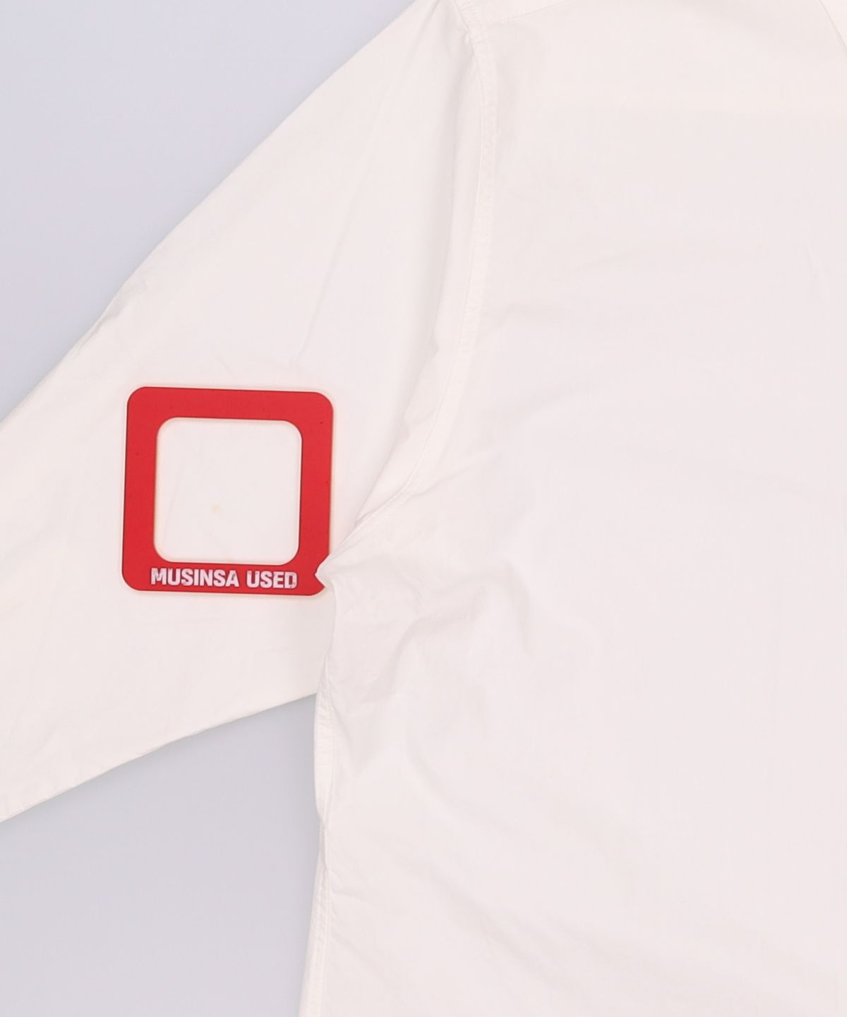 모이아(MOIA) box shirt (white) FREE