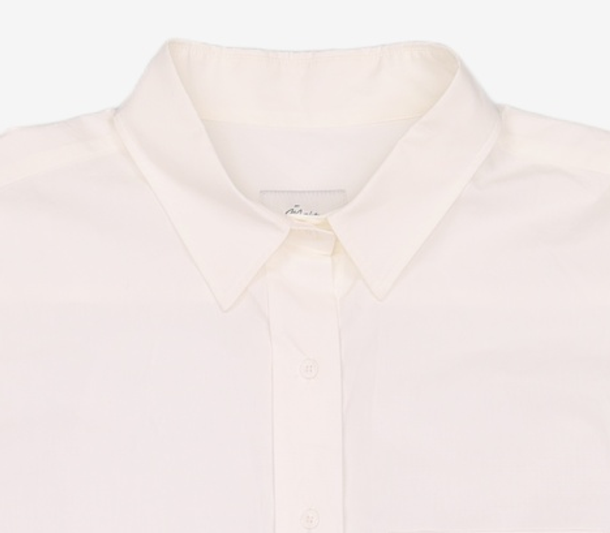모이아(MOIA) box shirt (white) FREE