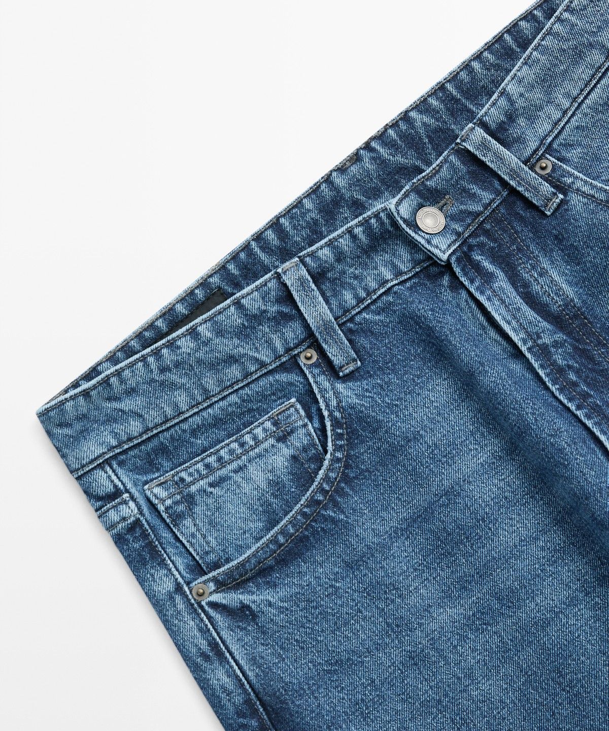 마시모두띠(MASSIMO DUTTI) 디사이징 릴랙스 핏 진