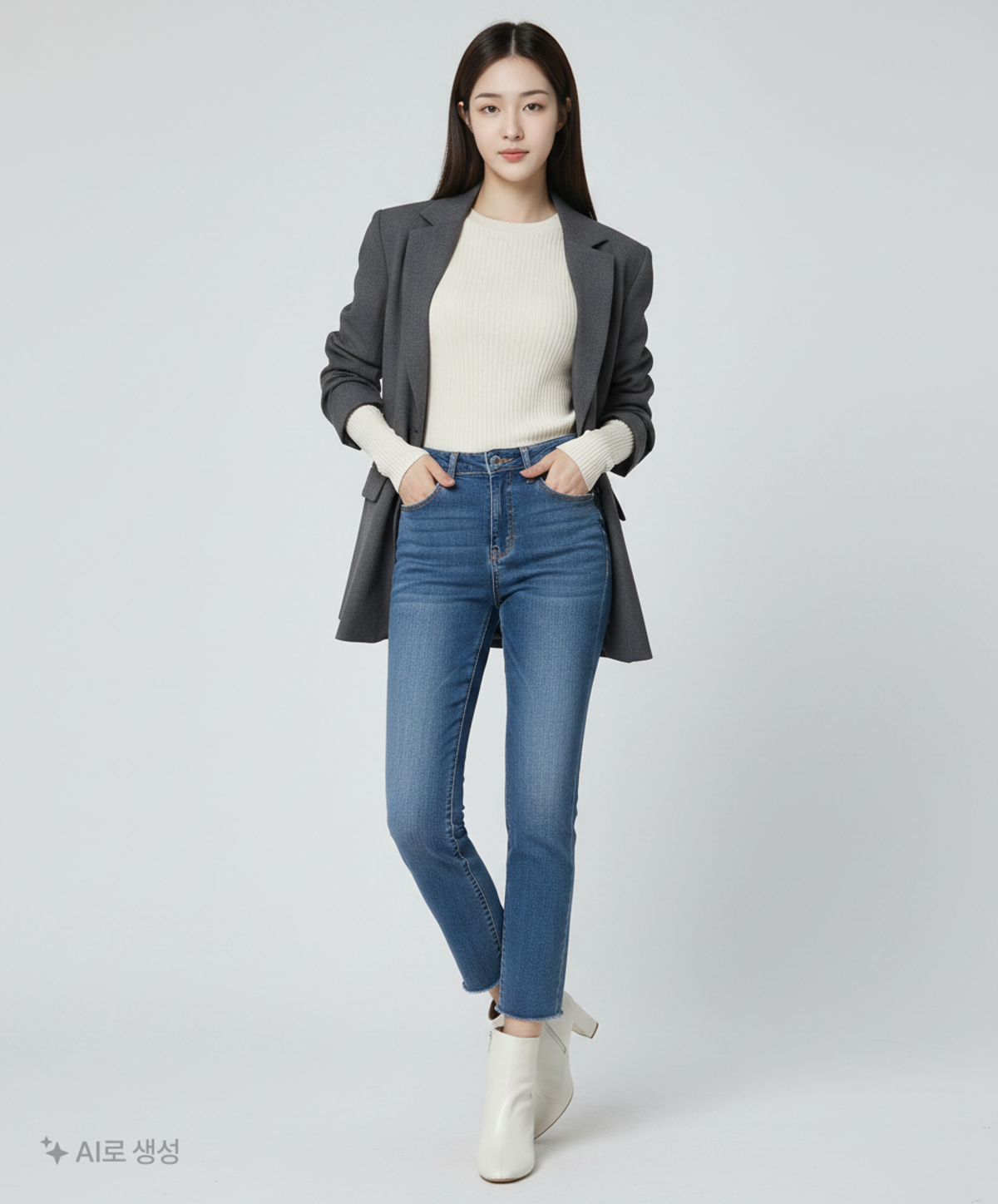 로엠(ROEM) 청/데님 팬츠 70