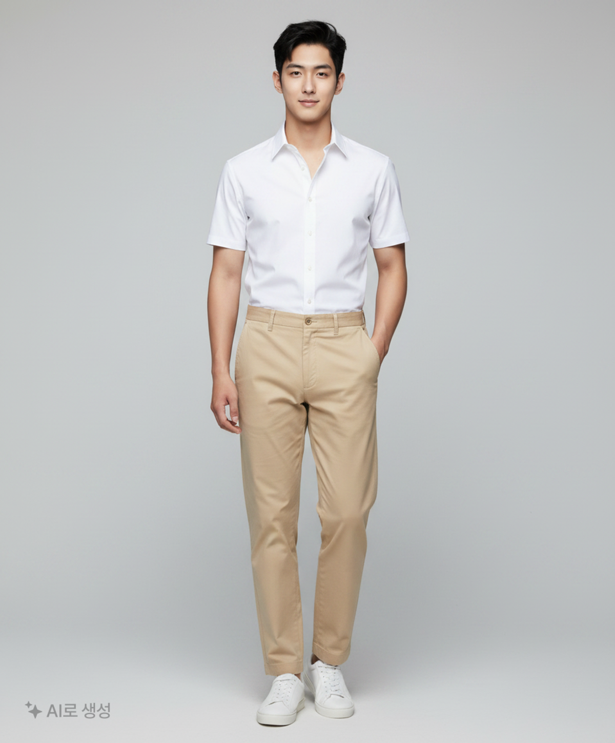 유니클로(UNIQLO) 코튼 팬츠 L