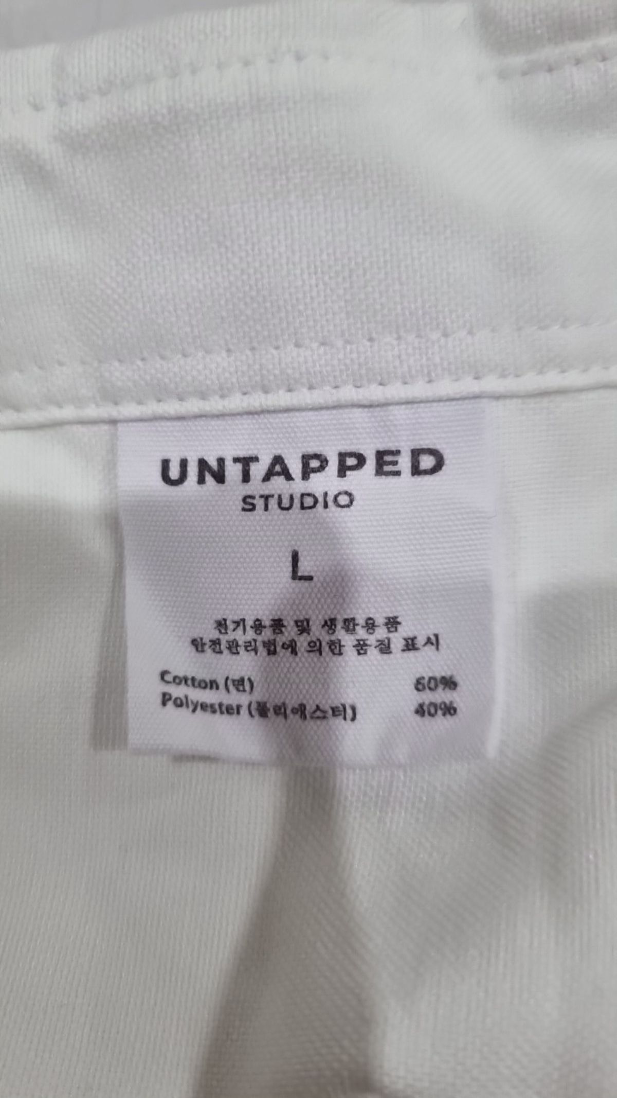 언탭트 스튜디오(UNTAPPED STUDIO) 캐주얼 셔츠 L