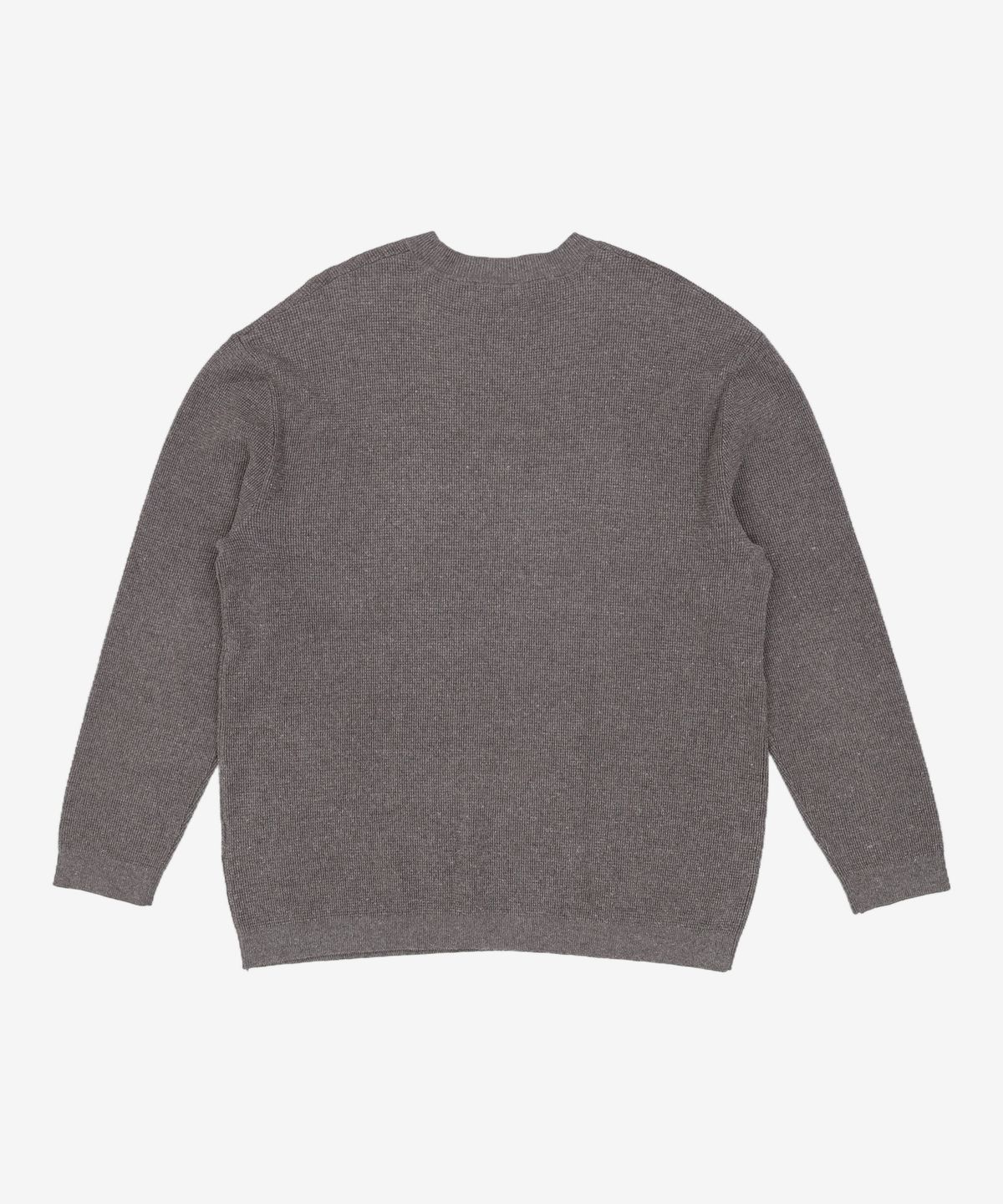 가먼트레이블(GARMENT LABLE) Long Sleeve Waffle Knit - Lead Grey M