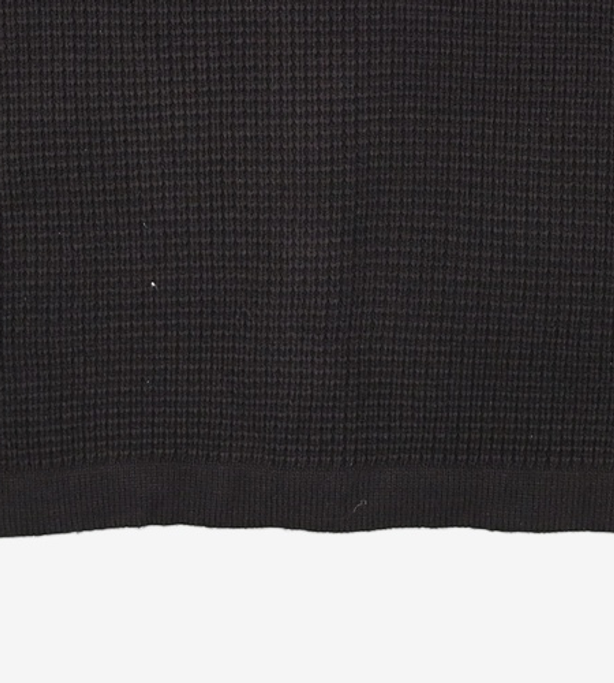 가먼트레이블(GARMENT LABLE) Textured Knit Hoodie Jumper - Black L