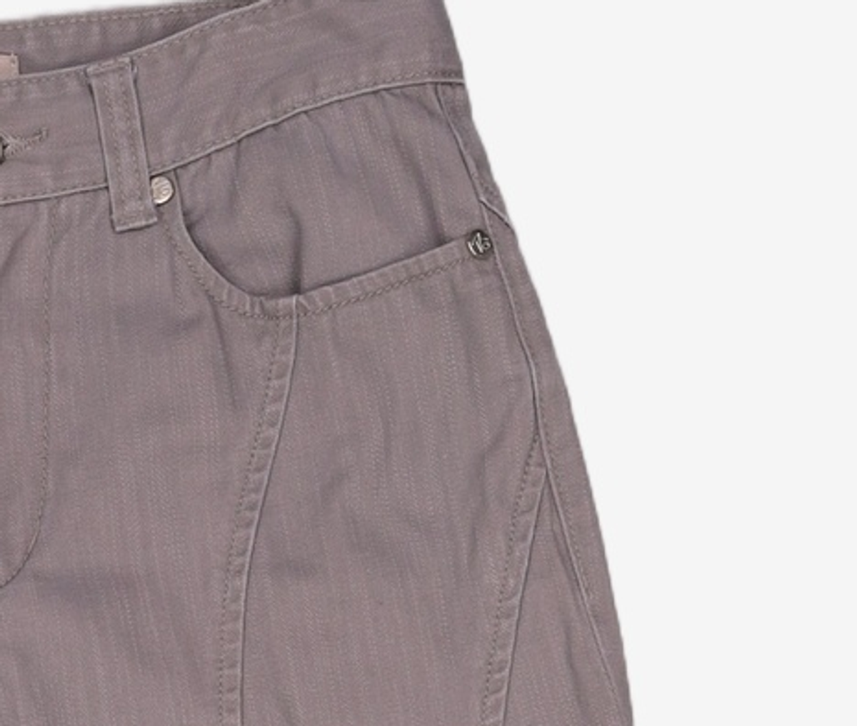 애드오프(ADDOFF) ONE POCKET IRVING WIDE CARGO PANTS GREY 46
