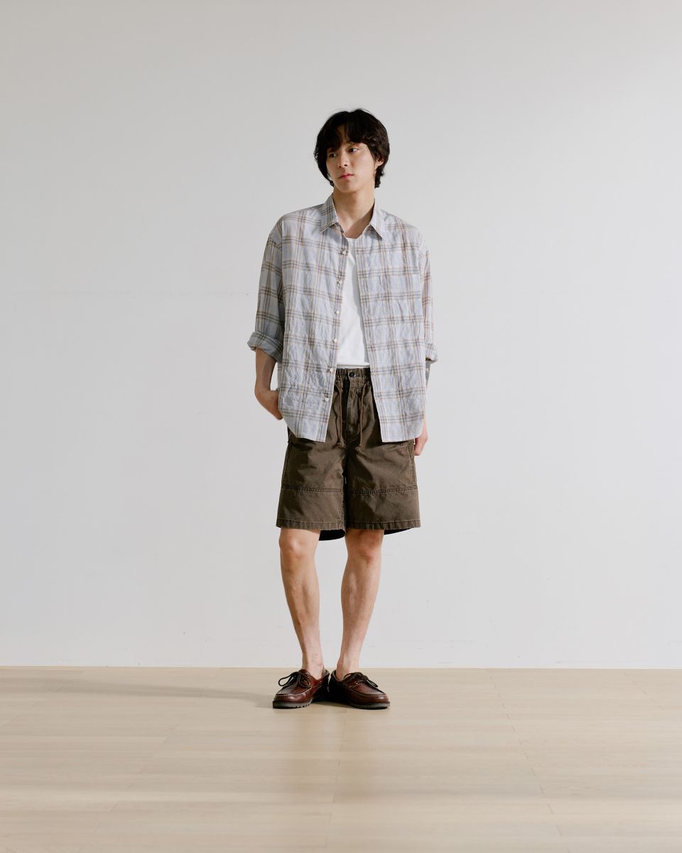 ANCHOR PANEL SHORTS [DYED BROWN] source detail 7