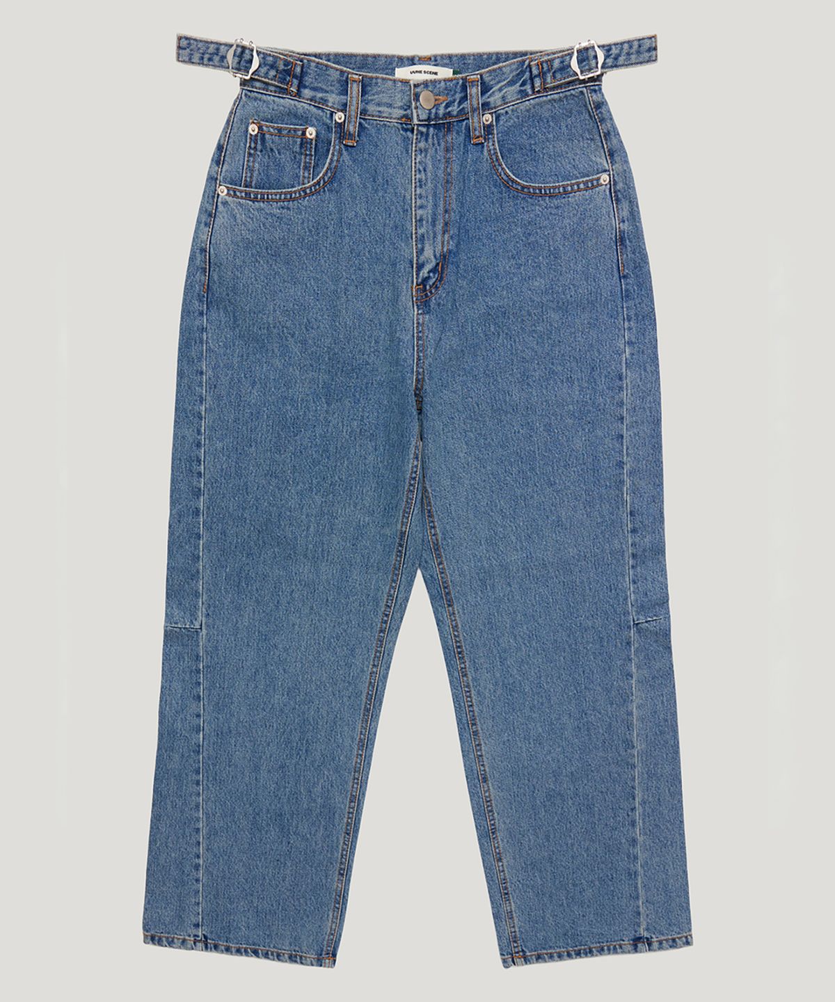 우네씬(UUNE SCENE) Side Strap Denim Pants