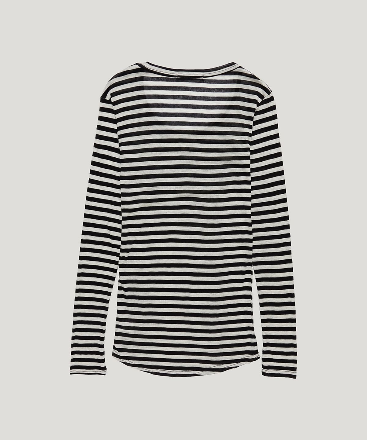 우네씬(UUNE SCENE) U-Neck Stripe T-shirt