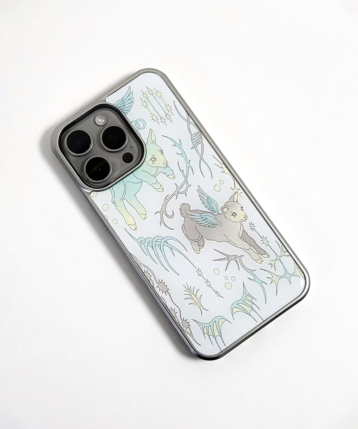 메모리즈바운더리(MEMORIESBOUNDARY) AETERNA Lamb of Light Phone Case (SV_Epoxy/MagSafe Glass)