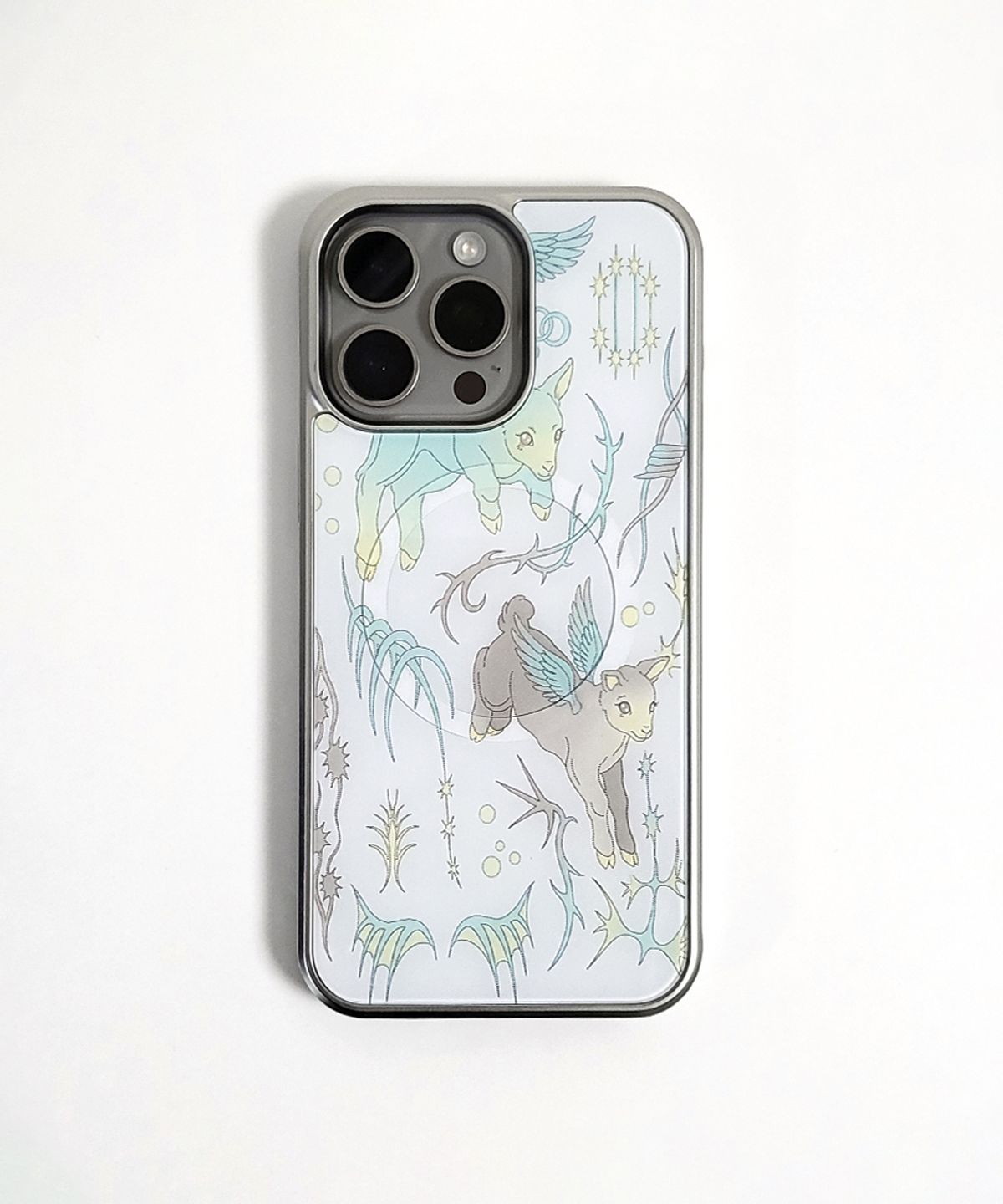 메모리즈바운더리(MEMORIESBOUNDARY) AETERNA Lamb of Light Phone Case (SV_Epoxy/MagSafe Glass)