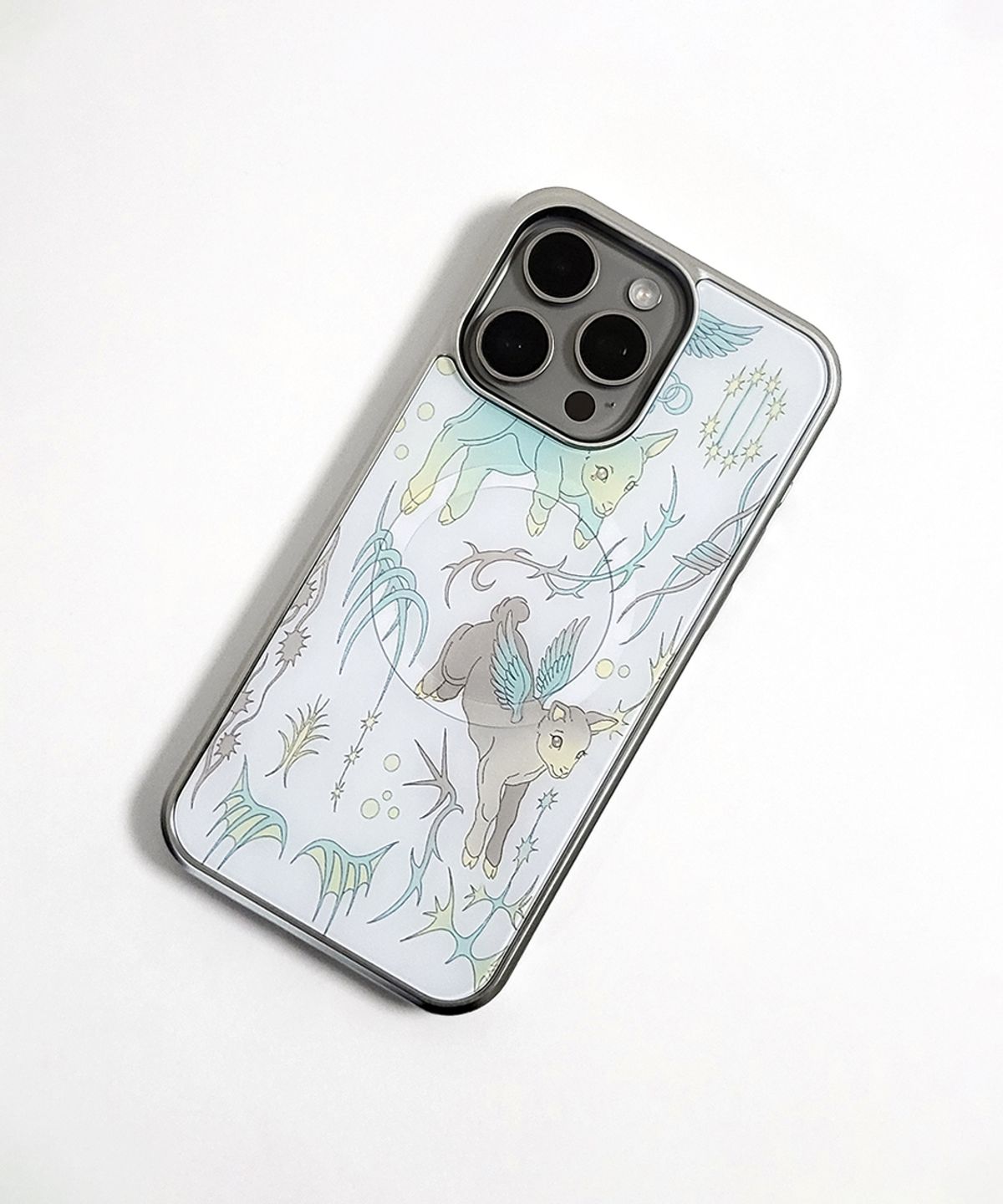 메모리즈바운더리(MEMORIESBOUNDARY) AETERNA Lamb of Light Phone Case (SV_Epoxy/MagSafe Glass)
