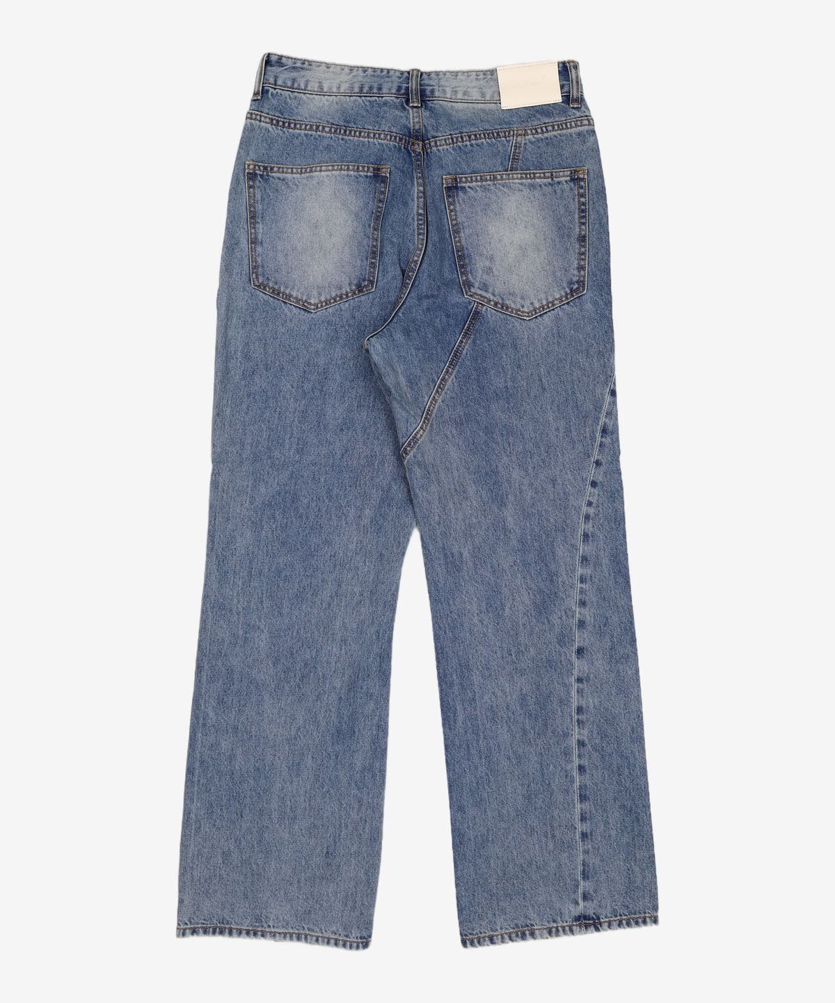 메종미네드(MAISON MINED) TWIST SALAH WIDE JEAN L/INDIGO 46