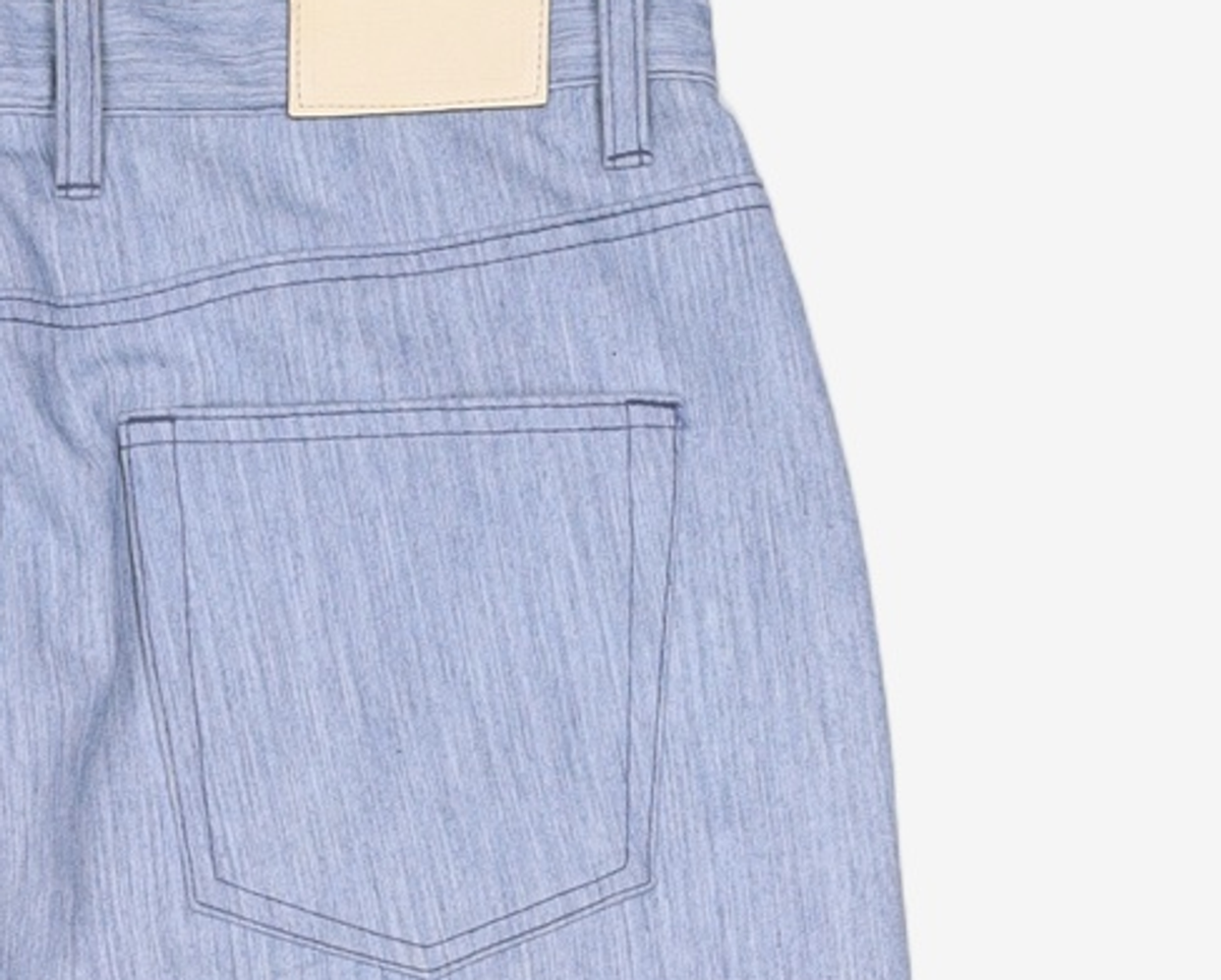 마틴플랜(MARTIN PLAN) Vertical Slap Pants - BLUE L