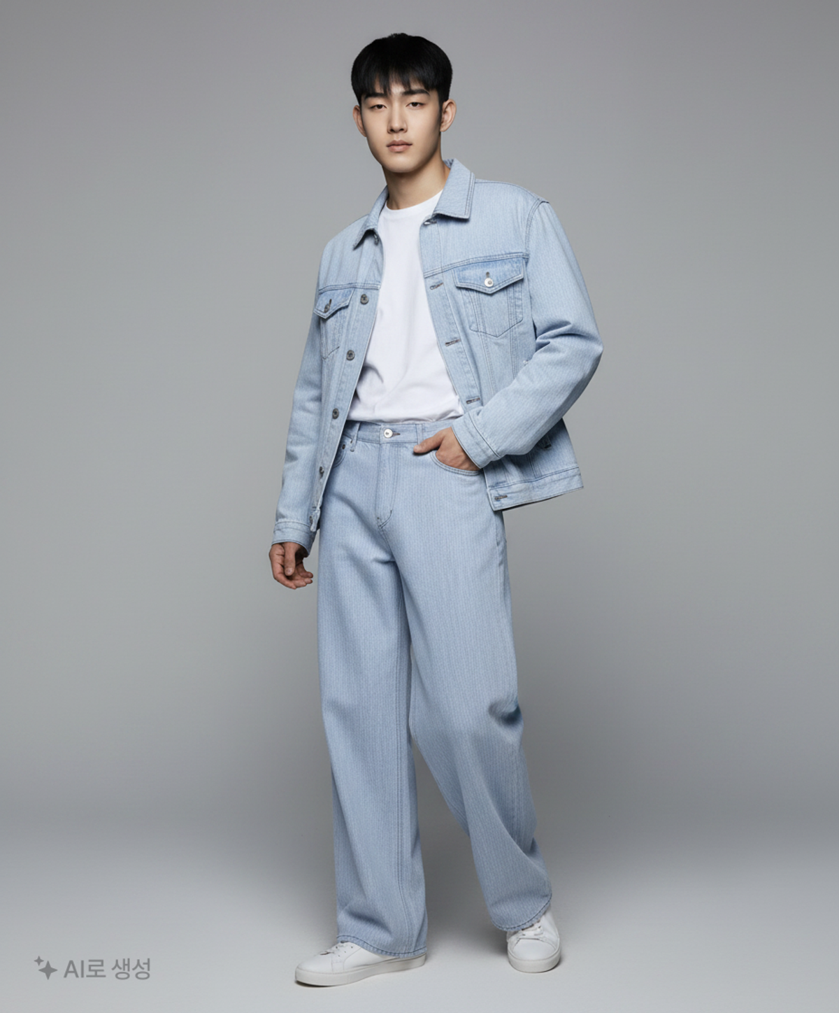마틴플랜(MARTIN PLAN) Vertical Slap Pants - BLUE L