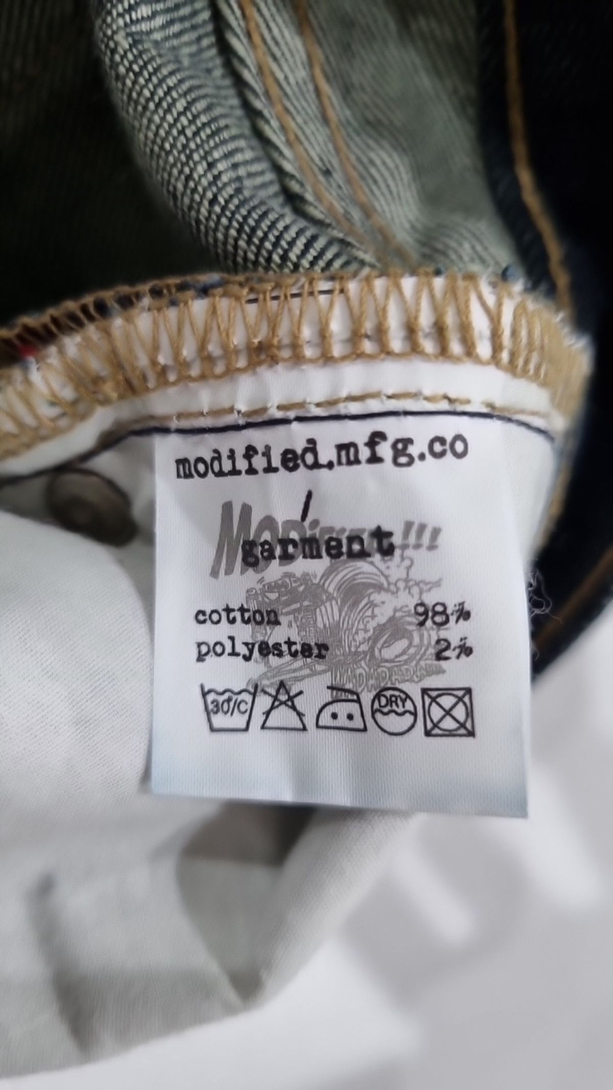 모디파이드(MODIFIED) 청/데님 팬츠 34