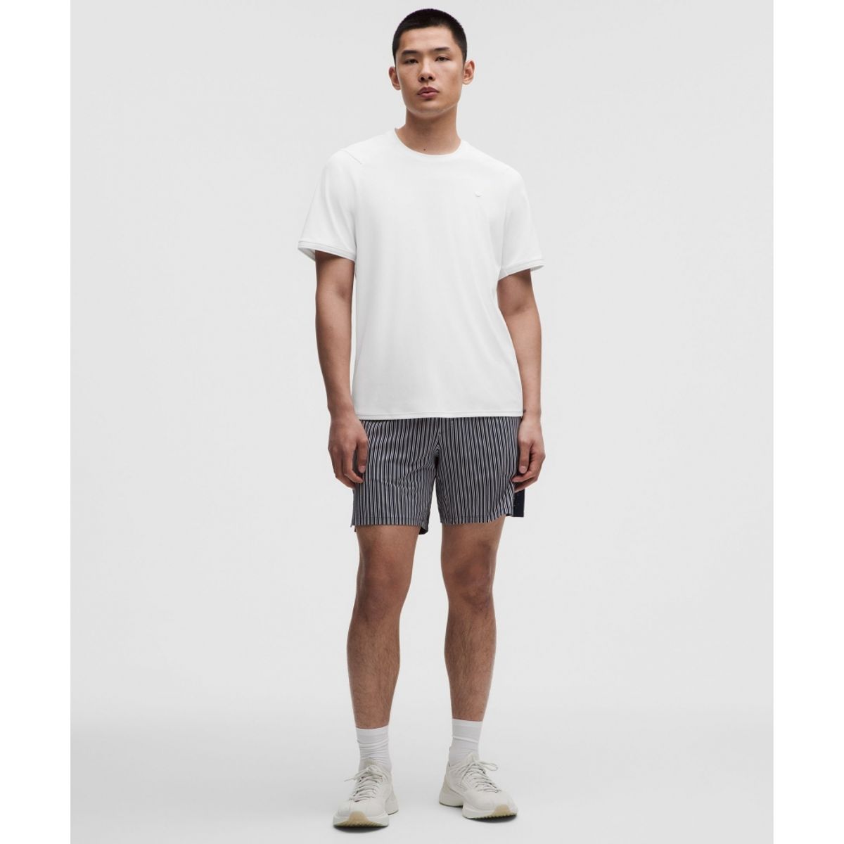 룰루레몬(LULULEMON) UV 프로텍티브 텍스처드 메쉬 테니스 셔츠  WHT WHT WHT