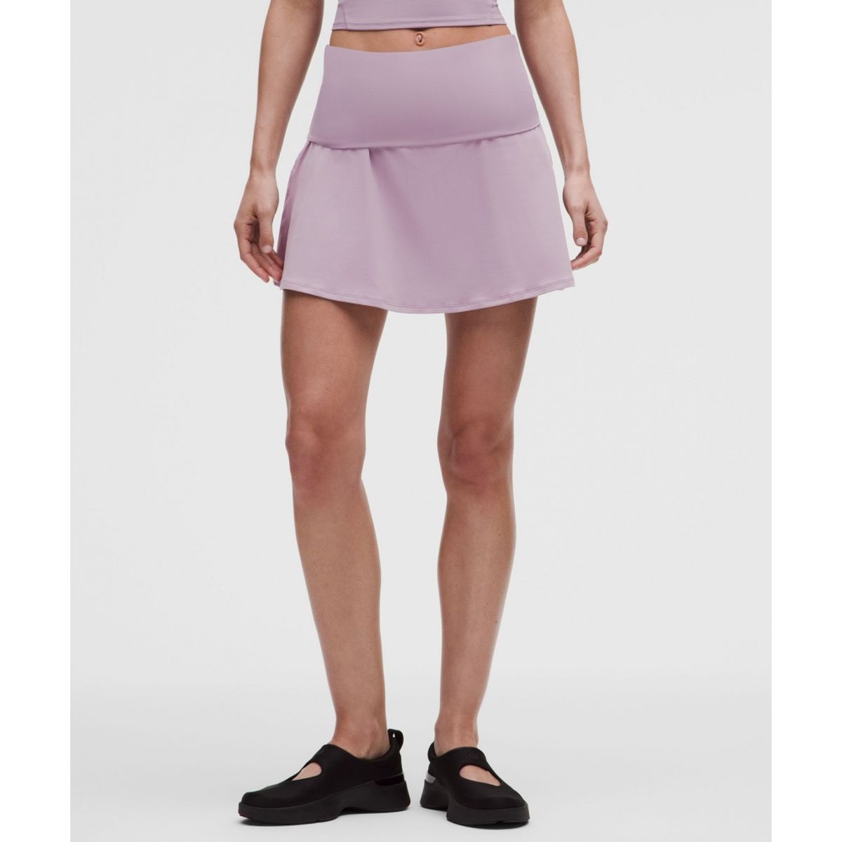 룰루레몬(LULULEMON) 그루브 폴드오버 미드라이즈 미니스커트  LOTU