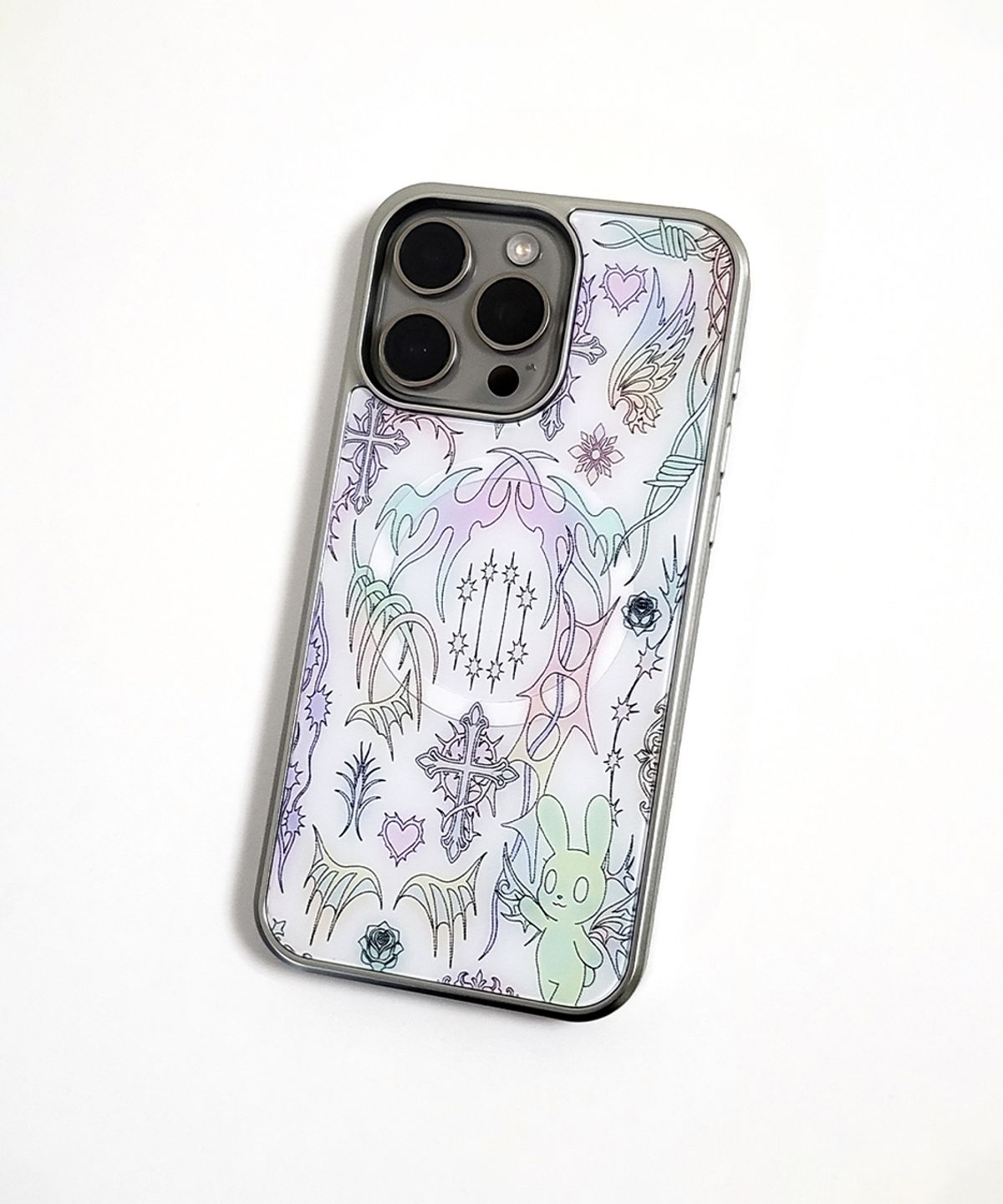 메모리즈바운더리(MEMORIESBOUNDARY) AETERNA Eternal Iconography Phone Case (SV_Epoxy/MagSafe Glass)