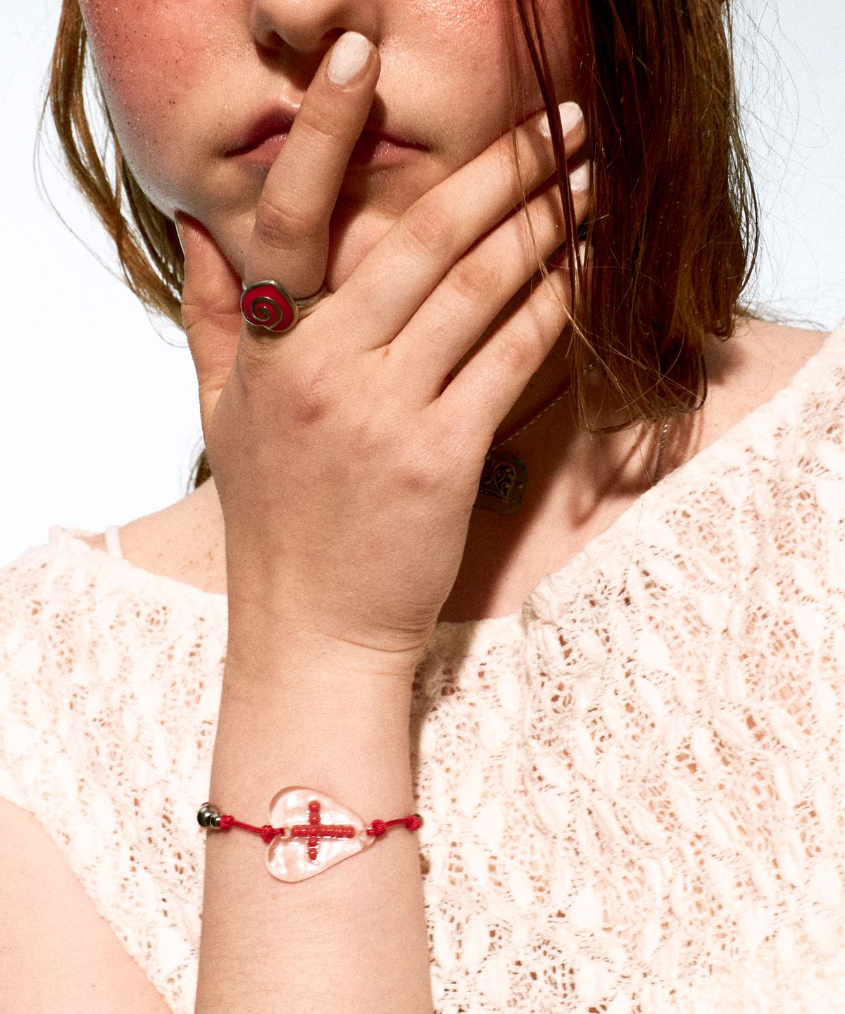 엔프프(NFF) sunkiss bracelet-red