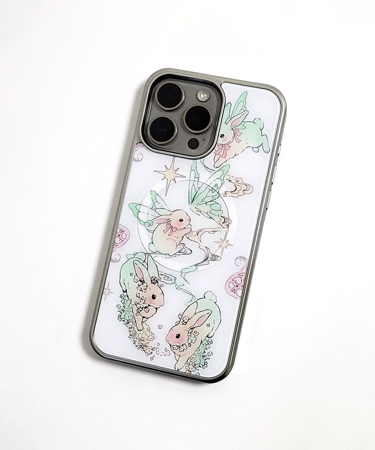 메모리즈바운더리(MEMORIESBOUNDARY) AETERNA Reverie in Bloom Phone Case (SV_Epoxy/MagSafe Glass)