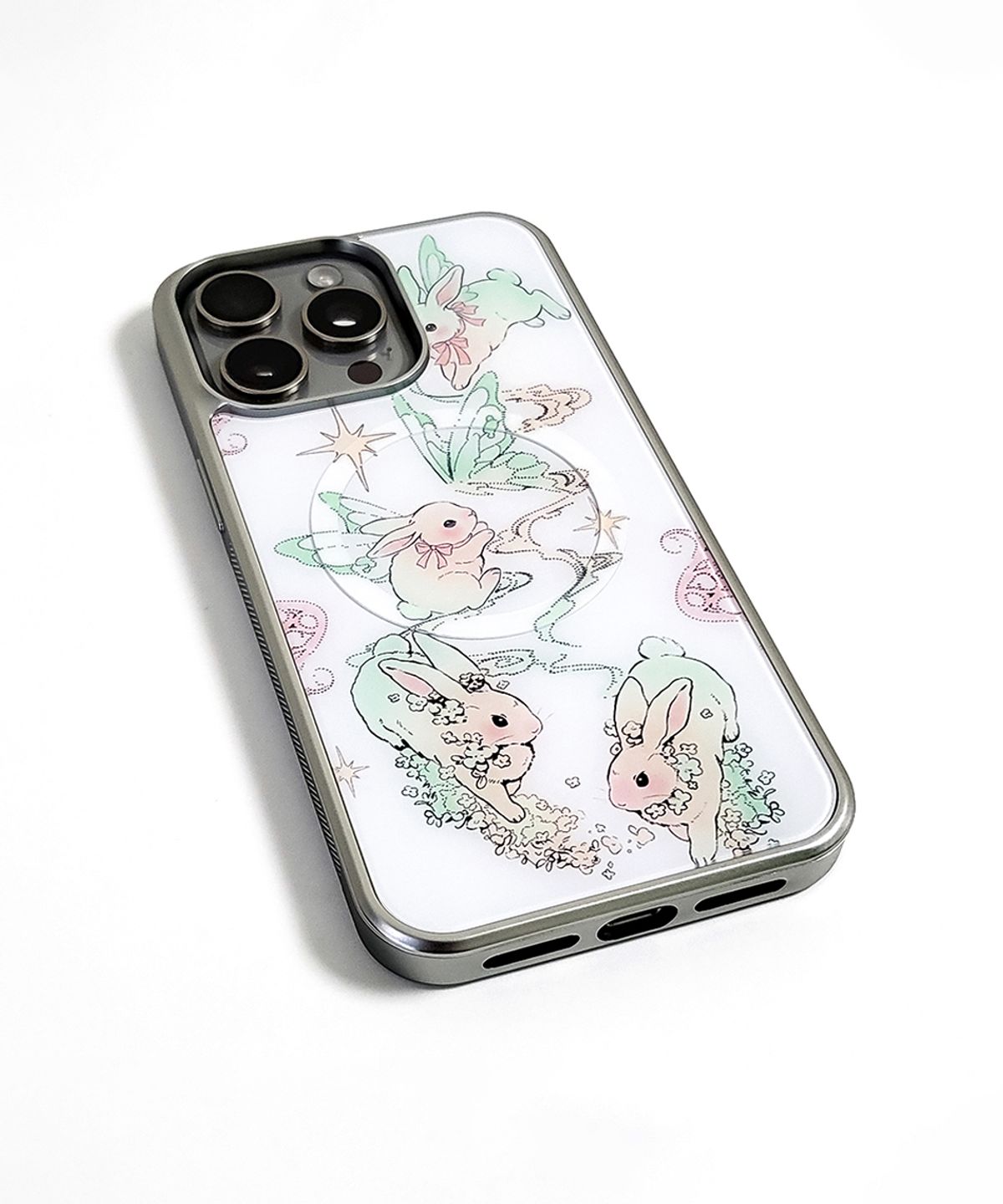 메모리즈바운더리(MEMORIESBOUNDARY) AETERNA Reverie in Bloom Phone Case (SV_Epoxy/MagSafe Glass)