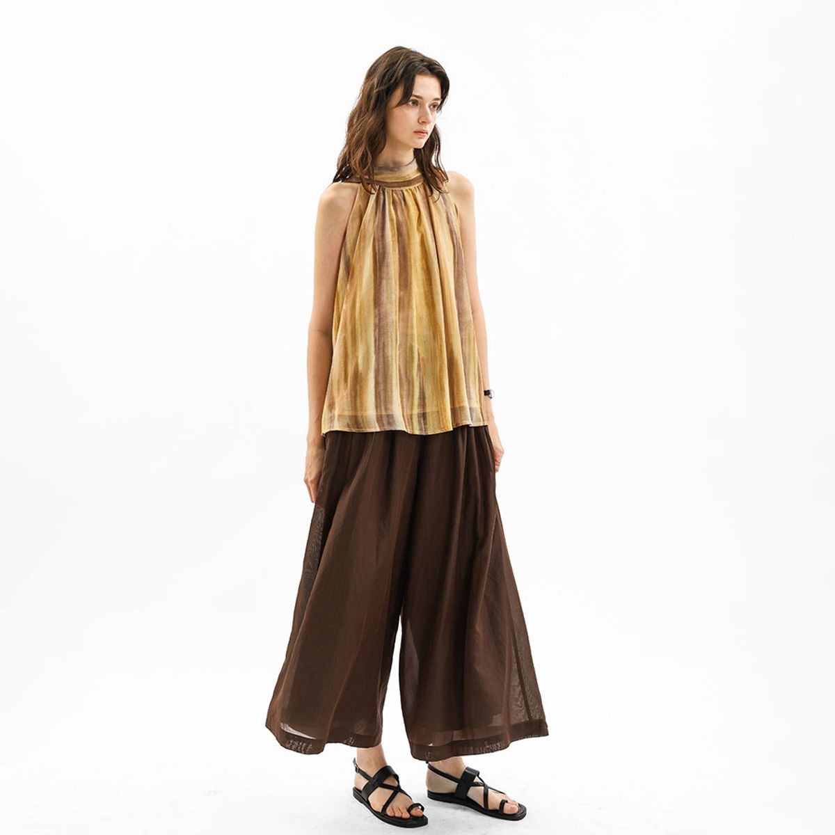 웬스데이딜라잇(WEDNESDAY DELIGHT) WD_Wide leg volume pants_2color