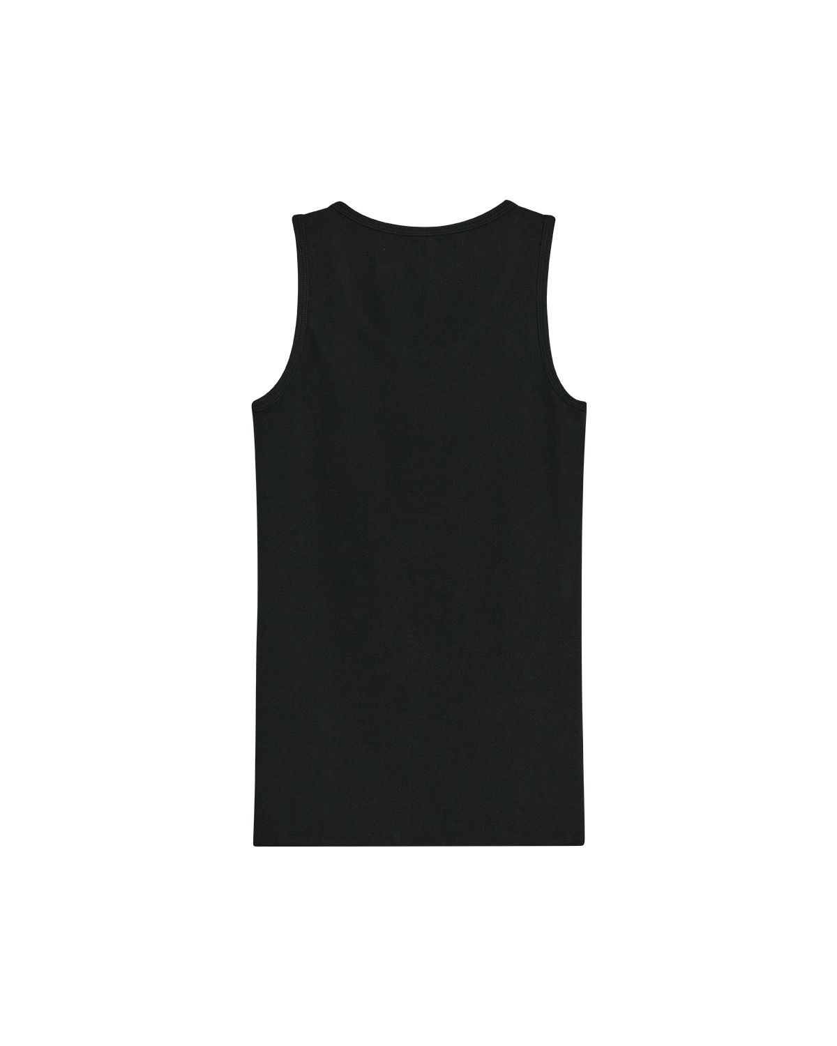 더뮤지엄비지터(THEMUSEUMVISITOR) HEART PRINTED SLEEVELESS (BLACK)