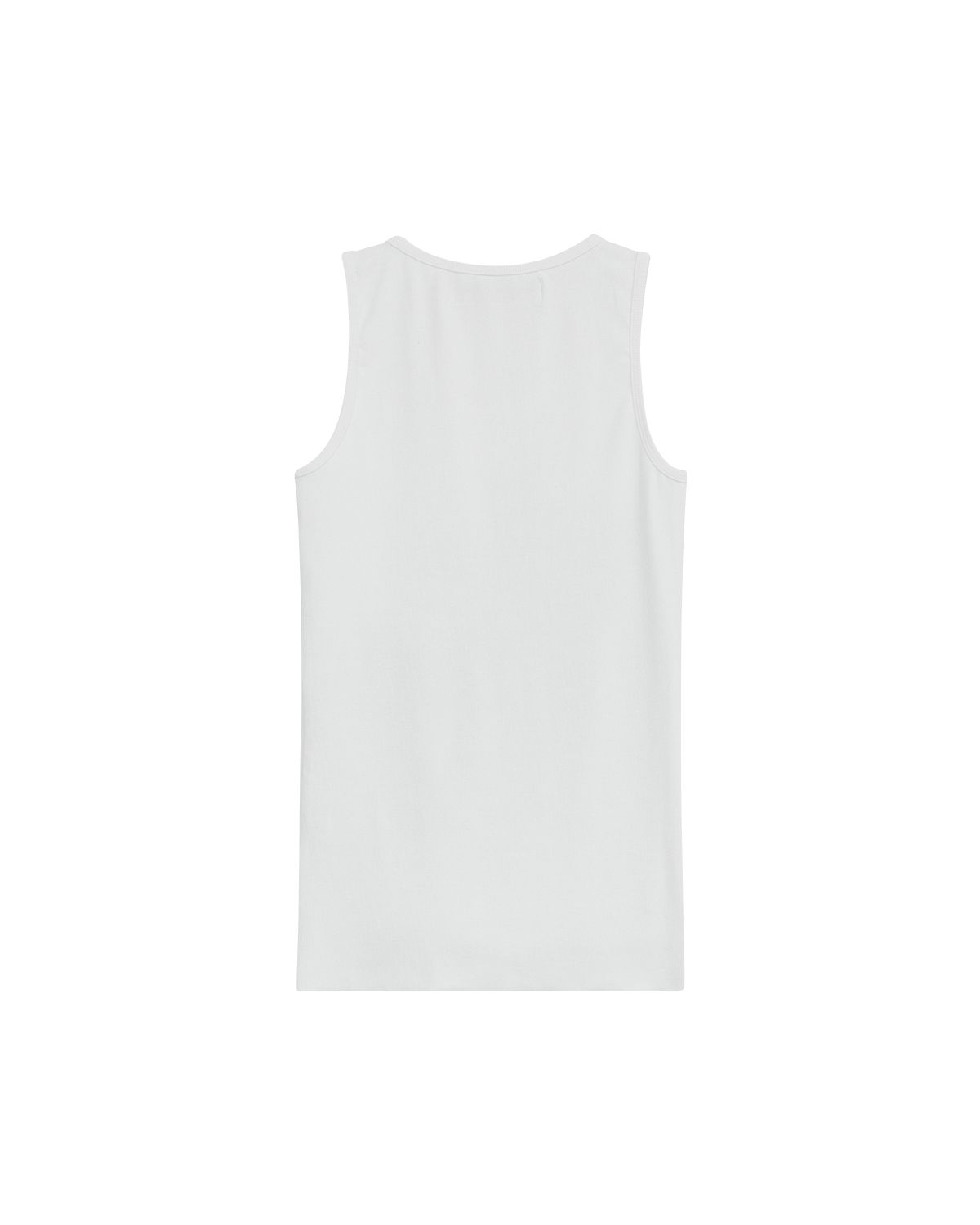더뮤지엄비지터(THEMUSEUMVISITOR) HEART PRINTED SLEEVELESS (WHITE)